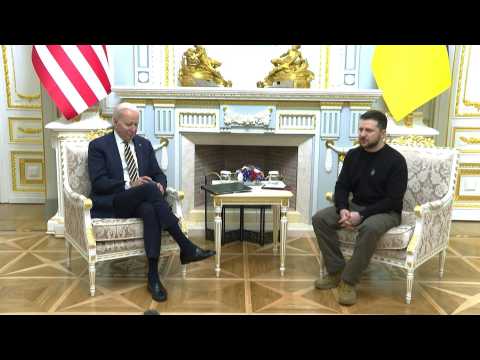 Zelensky hails Biden's visit as 'important signal'