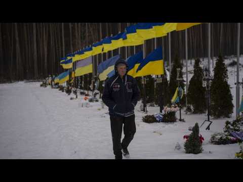 Watch: Krasnopilske military cemetery, final resting place for fallen Ukrainian soldiers