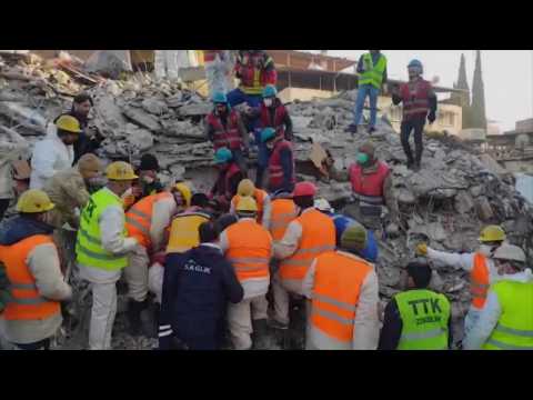 In Turkey, Ukrainian rescuers find their first earthquake survivor