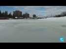 Canada : la plus grande patinoire du monde reste fermée, faute de glace