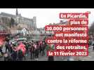 Plus de 30.000 manifestants en Picardie