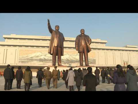North Koreans mark birth anniversary of former leader Kim Jong Il