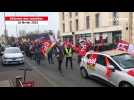 VIDÉO. Retraites : 850 manifestants défilent ce 16 février à Thouars