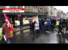 VIDEO. À Coutances, le cortège s'élance sous la pluie, jeudi 16 février