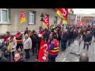 Manifestation contre les retraites à Epernay