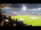 Choreo der Brügge-Fans gegen Benfica