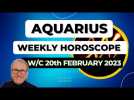 Aquarius Horoscope Weekly Astrology from 20th February 2023