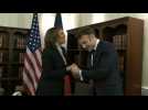 Munich Security Conference: Emmanuel Macron meets Kamala Harris