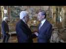 Italian President Mattarella meets top Chinese diplomat Wang Yi