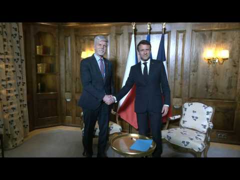 Munich Security Conference: Emmanuel Macron meets Czech president-elect