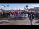 VIDÉO. Manifestation du 11 février : le cortège prend le départ au Mans
