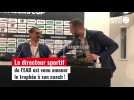 VIDÉO. Étoile Angers Basket : Johan Rathieuville perturbe la conférence de presse d'Ali Bouziane
