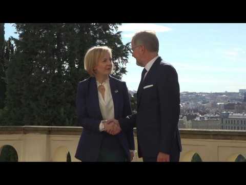 British PM Truss meets Czech PM Fiala
