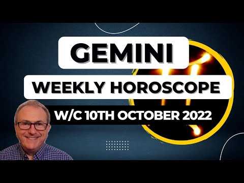 Gemini Horoscope Weekly Astrology from 10th October 2022