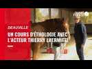 VIDEO. L'acteur Thierry Lhermitte, professeur d'éthologie du cheval à Deauville