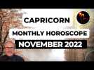 Capricorn November 2022 Monthly Horoscope & Astrology