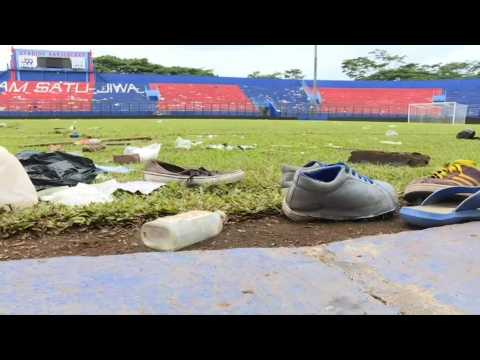 Indonesia: Images inside Kanjuruhan stadium after deadly stampede