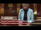 France: Devant l'Assemblée nationale, Elisabeth Borne renouvelle le soutien français à l'Ukraine