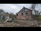 Le village de Zakitne dévasté après la retraite russe