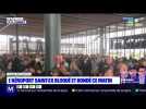 L'aéroport Saint-Exupéry bloqué et bondé ce matin