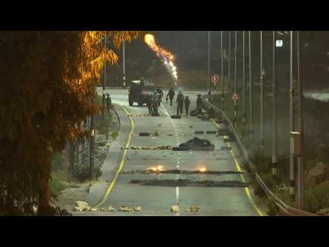 Clashes erupt between Israeli forces and Palestinians in WB