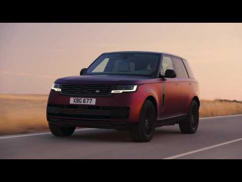 2023 Range Rover SV P510e (SWB) in Sunrise Cooper Satin Driving Video