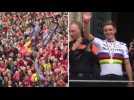 Championnats du Monde 2022 - Remco Evenepoel fêté sur la Grand Place de Bruxelles... 53 ans après Eddy Merckx !