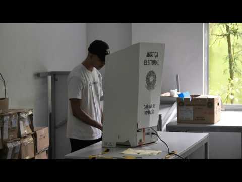Rio de Janeiro favela residents vote in Brazil election
