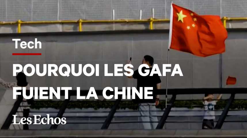 Illustration pour la vidéo Les 3 raisons qui font que les Gafa se retirent massivement de Chine