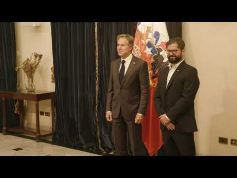 US Secretary of State Blinken meets Chile President Boric