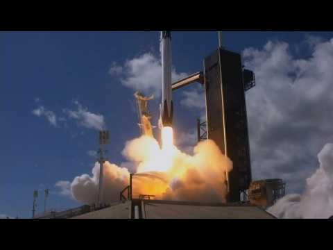 SpaceX spaceship blasts off to ISS carrying Russian cosmonaut
