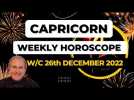 Capricorn Horoscope Weekly Astrology from 26th December 2022