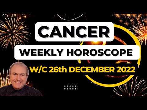 Cancer Horoscope Weekly Astrology from 26th December 2022