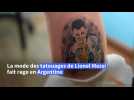 Argentine: les tatouages de Messi font fureur après le titre mondial