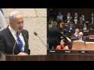 Israeli opposition MPs interrupt Netanyahu's Knesset speech