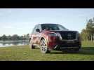 The new Nissan Pathfinder Exterior Design in Red