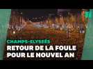 Pour le Nouvel an, les Champs-Élysées retrouvent la foule après deux ans de Covid