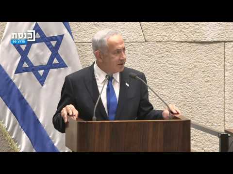 Israel's Benjamin Netanyahu sworn in as prime minister