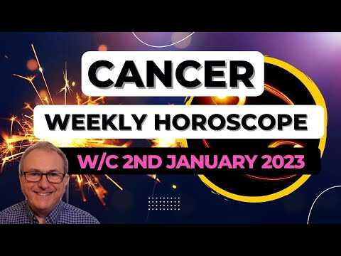 Cancer Horoscope Weekly Astrology from 2nd January 2023