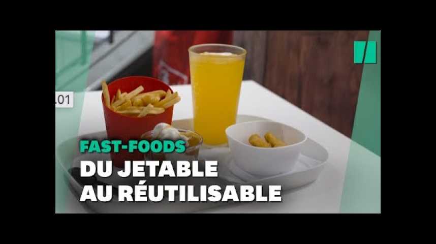 Les fast-foods se plient à la fin des emballages jetables à Soissons