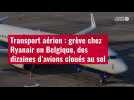 VIDÉO. Transport aérien : grève chez Ryanair en Belgique, des dizaines d'avions cloués au sol