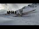 Dolomites : Atterrissage miraculeux d'un avion de tourisme