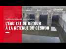 VIDEO. Sécheresse. Le Cébron, réserve d'eau potable du nord Deux-Sèvres, commence à se remplir