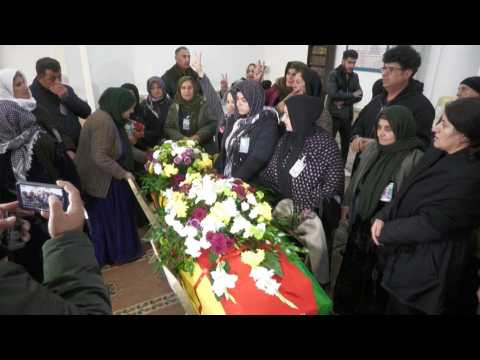 Funeral in Iraq's Sulaimaniyah of Kurd killed in Paris attack