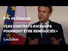 Emmanuel Macron demande aux fournisseurs d'énergie de renégocier les « contrats excessifs » des TPE
