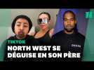 Dans un TikTok avec Kim Kardashian, North West se déguise en son père