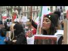 Lyon: un millier de manifestants en soutien à la contestation en Iran