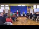 Lumbres : Gérald Darmanin débat avec les élus du Pas-de-Calais