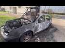 Des voitures brûlées à Romilly-sur-Seine dans la nuit