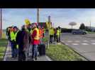 Manifestation contre le passage des poids lourds à Villers-Pol